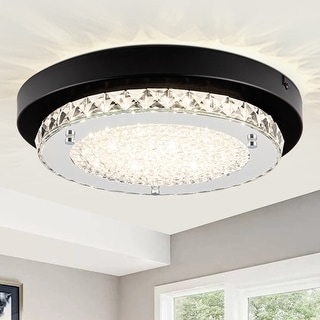 LED Crystal Flush Mount Ceiling Light Fixtures for Kitchen Hallway ...