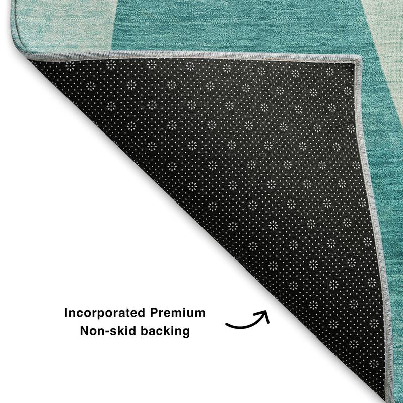 Premium Washable Super Soft Abstract Contemporary Mayfield Rug