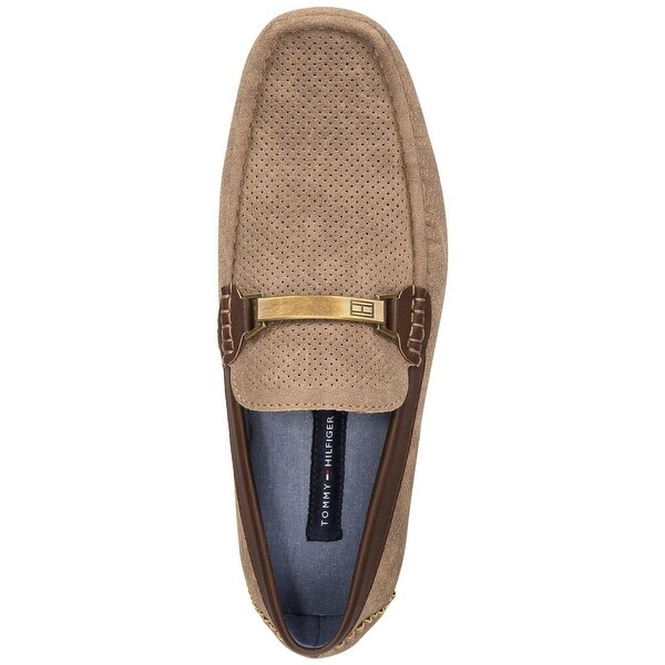 tommy hilfiger tan loafers