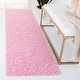 preview thumbnail 52 of 121, SAFAVIEH Athens Shag Ilaha 1.5-inch Thick Rug 2'3" x 8' Runner - Pink - Runner