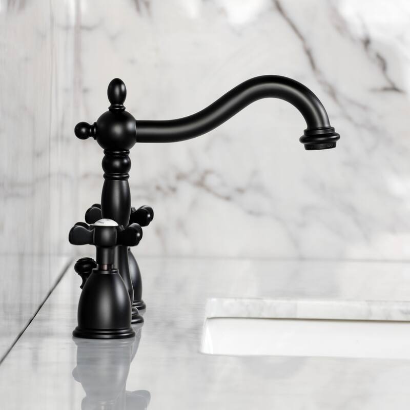 Kingston Brass Essex Widespread Bathroom Faucet with Brass Pop-Up