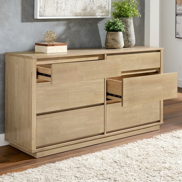 ingleside danish-inspired 6-drawer dresser by inspire q modern - natural Ingleside Danish-inspired 6-Drawer Dresser by iNSPIRE Q Modern - On Sale - Overstock