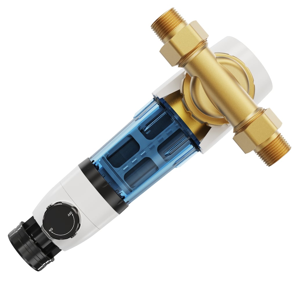 Spin Down Filter for Whole House Water Filtration Systems, Well Water Sediment Filter - 40μm