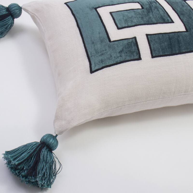 Taten Linen Rayon Extra Long Bolster Pillow