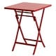 preview thumbnail 33 of 31, 3 Piece Patio Bistro Set of Foldable Square Table and Chairs