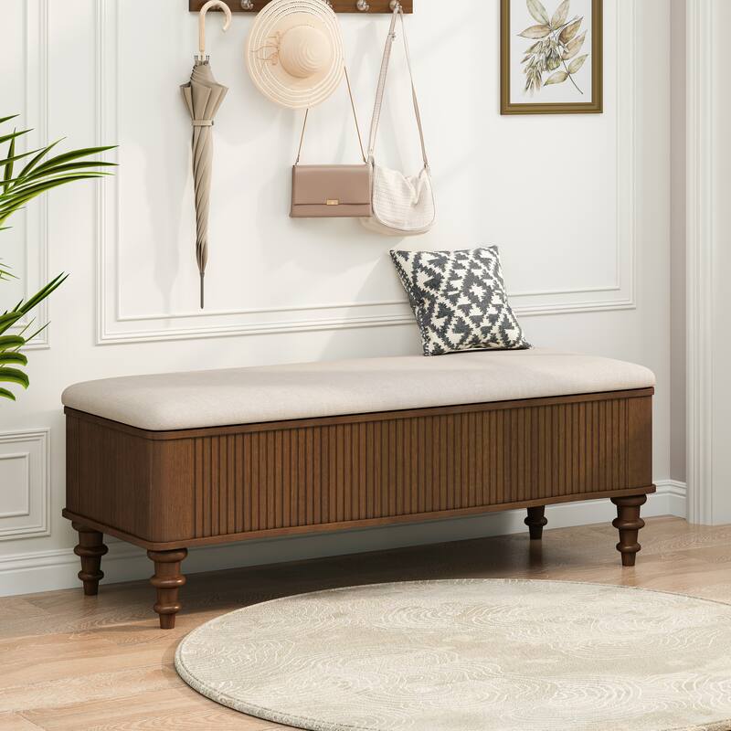 Bedroom Set with Wooden Platform Bed and Nightstands