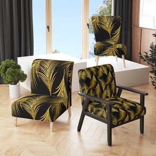 Leaf pattern chair deals