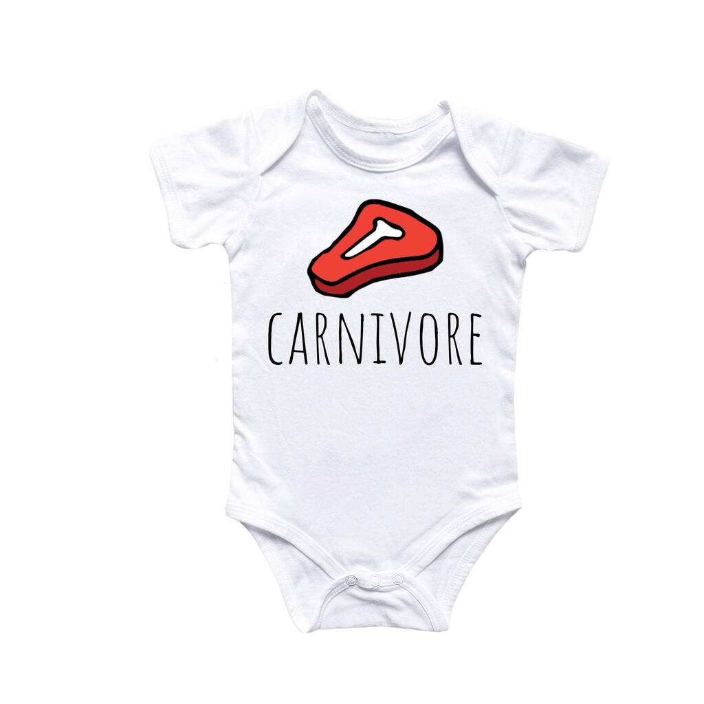 Steak Bbq - Baby Boy Girl Clothes Infant Bodysuit Funny Cute Newborn 4