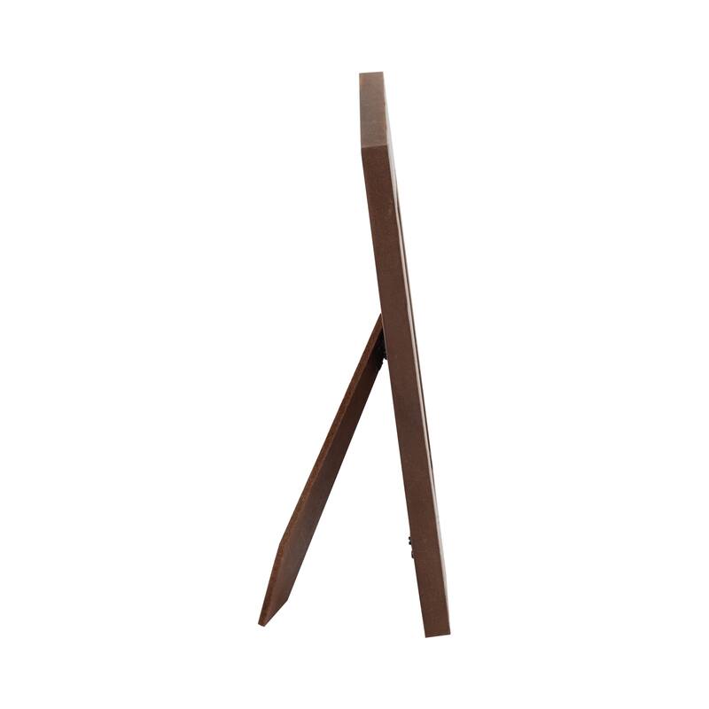 Wood Resin Flower Field Photo Frame - Ivory