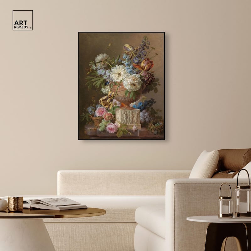 Alabaster Vase 1783 Canvas by Art Remedy