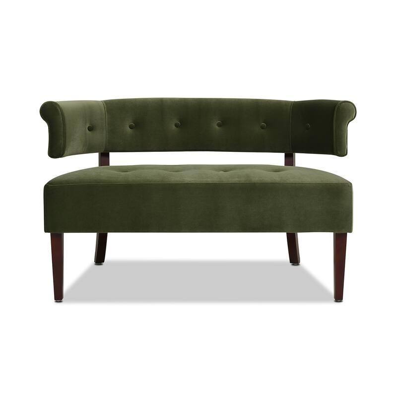 Jared Roll Arm Tufted Bench Settee