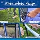 preview thumbnail 4 of 8, 123 JUMP 10 FT Round Trampoline with Safety Enclosure Net, Outdoor Trampoline with Ladder, ASTM Approved Trampoline for Kids