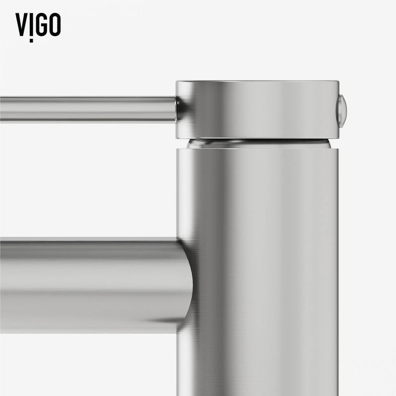 Vigo VG01055 Jewel 1.2 GPM 6" H Single Handle Single Hole Bathroom