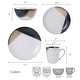 preview thumbnail 9 of 7, Gourmet Basics by Mikasa Caden 16-Piece Dinnerware Set, Service for 4