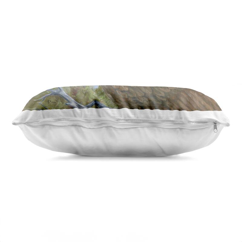 Stupell Eagle Overlook from Tree Top Decorative Printed Throw Pillow Design by Paul Brent