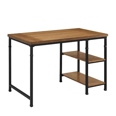 Linon Harrison Metal & Wood Industrial Desk