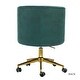 preview thumbnail 20 of 57, ET Tufted Task Chair With Golden Base by HULALA HOME
