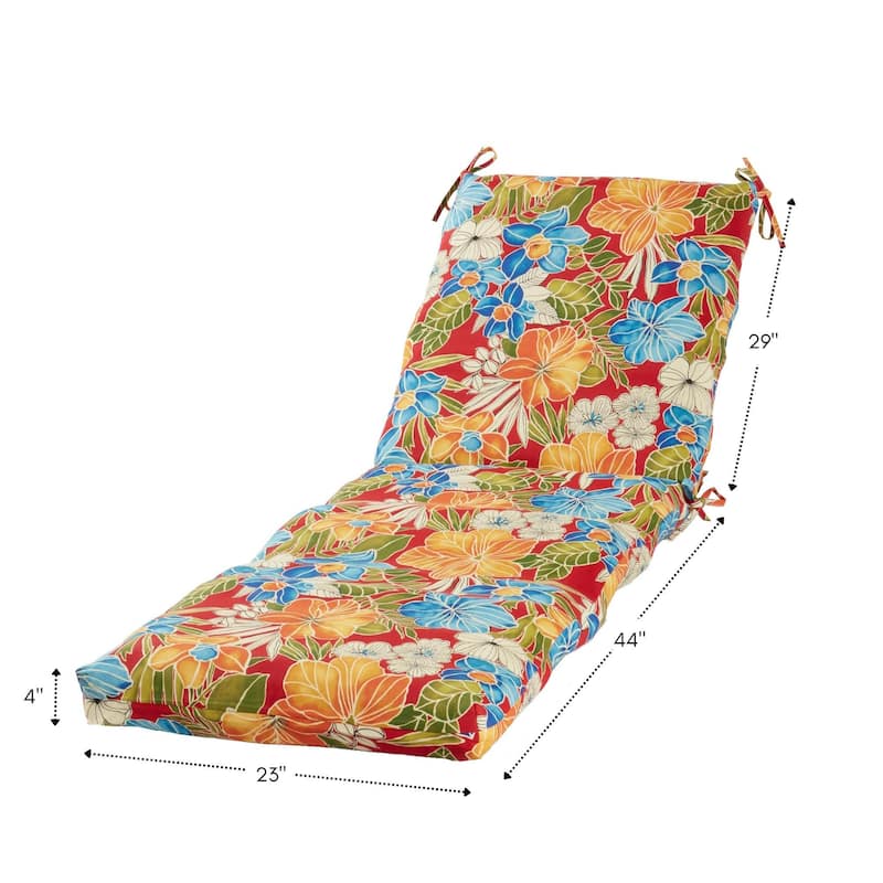 Greendale Home Fashions Outdoor Chaise Cushion (Cushion Only)