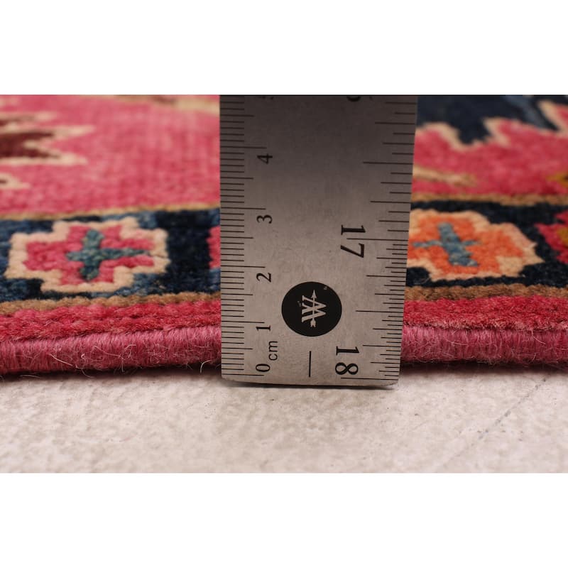 ECARPETGALLERY Hand-knotted Uzbek Ghazni Pink Wool Rug - 3'11 x 5'10