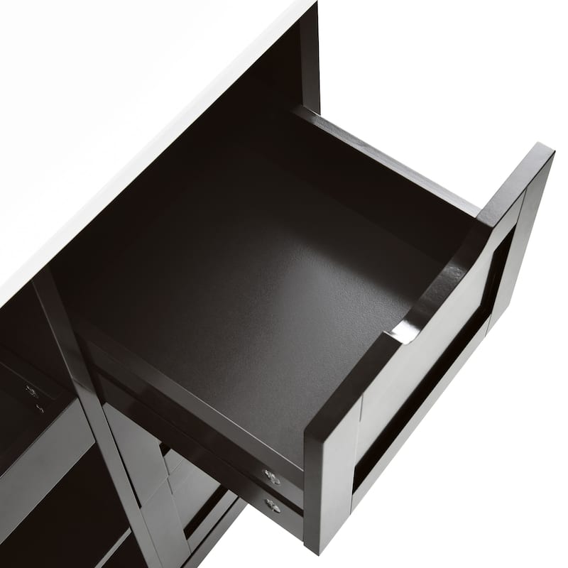 Kitchen Island Cart with Storage, Rolling Kitchen Island e on Wheels with Worktop