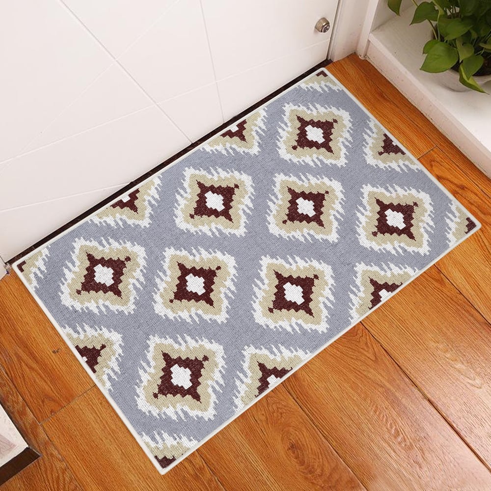 Sussexhome Heavy Duty Ultra Thin Non Slip Washable Cotton Indoor Rug - 2' x 3'