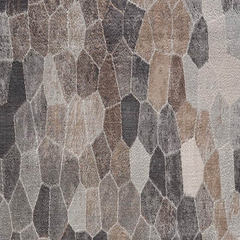 HomeRoots Geometric Modern Runner Area Rug