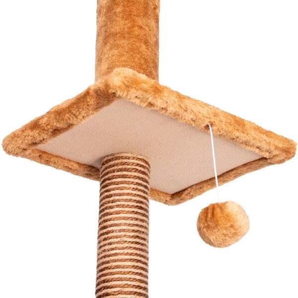 Shop Kinpaw 98 Large Cat Tree Multi Level Cat Tree Tower Condo W