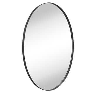 TEHOME Javell Oval Metal Wall Mirror