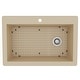 preview thumbnail 67 of 82, Karran Drop-In Quartz 33 in. 1-Hole Single Bowl Kitchen Sink Kit