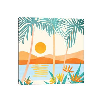 iCanvas "Bali Sunset" by Modern Tropical Canvas Print