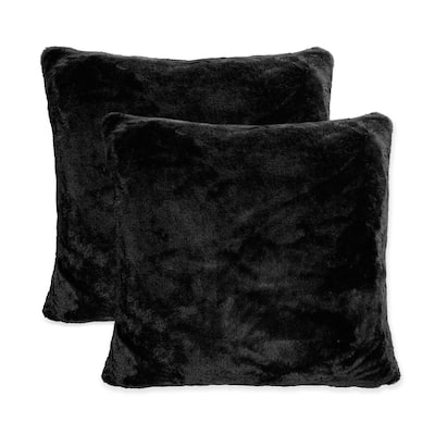 Sherry Kline 26-inch Short Faux Fur Pillow Cover Shell - 2pk