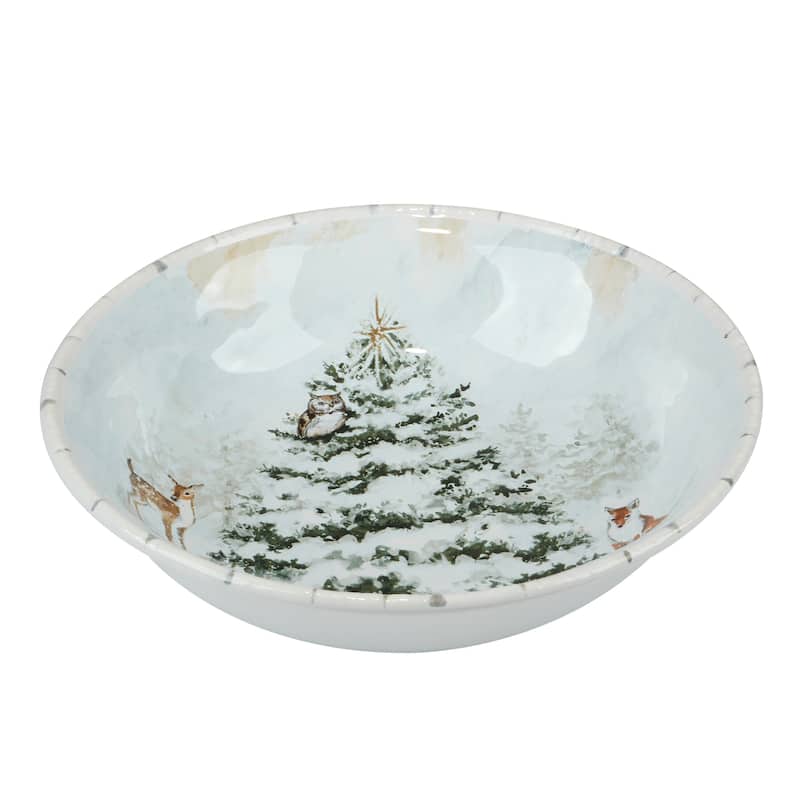 Certified International Winter Frost Serving Bowl, 132 oz. - 13" Diameter x 3"