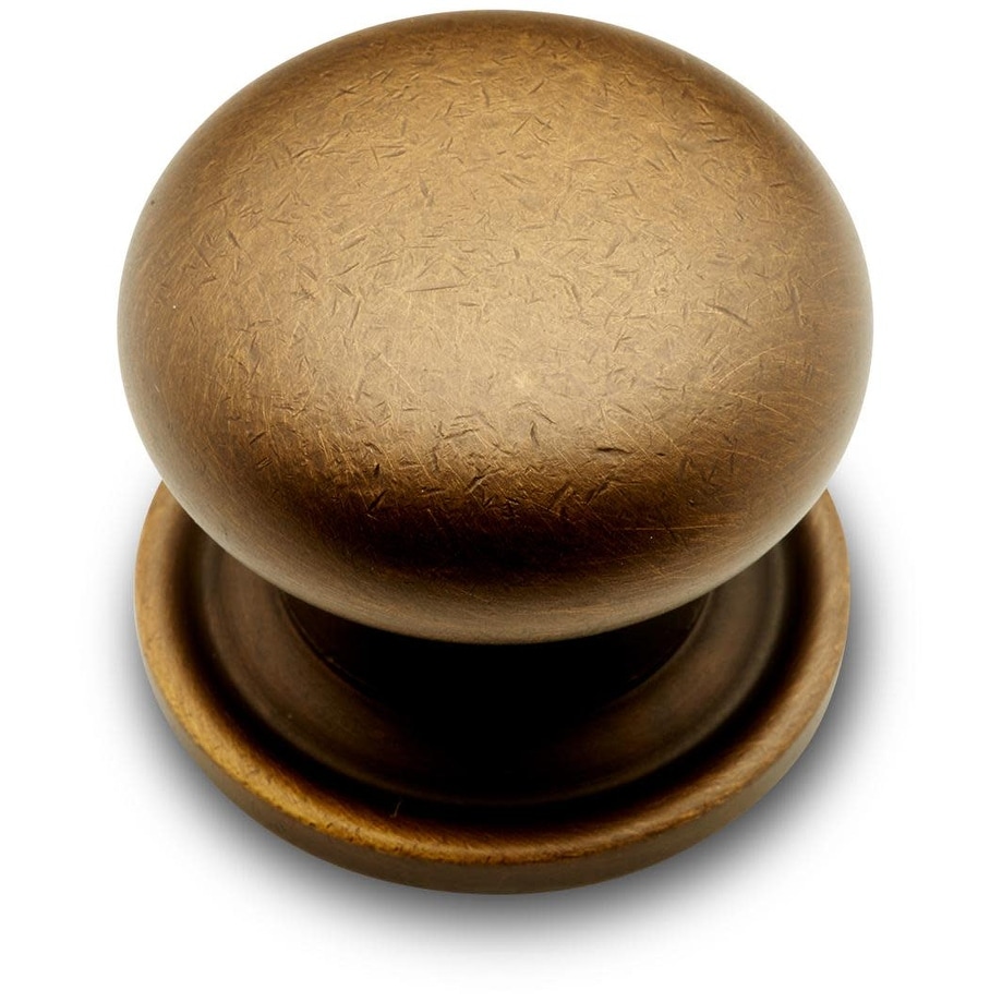 RK International CK 3216 AT Large Plain 1-1/2" Mushroom Cabinet Knob