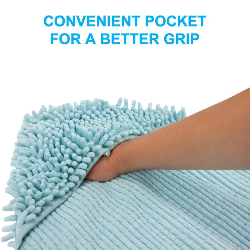 Perro & Gato Microfiber Chenille Pet Drying Mitt