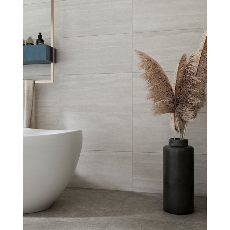 Monument 12 in. x 24 in. Glazed Porcelain Wall and Floor Tile