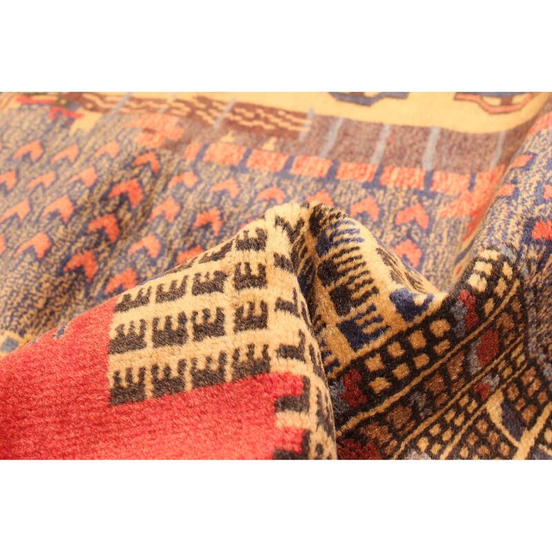 ECARPETGALLERY Hand-knotted Teimani Dark Blue Wool Rug - 2'11 x 4'4