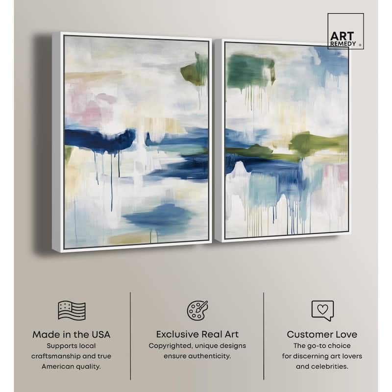 Kairos I Canvas Set of 2 by Art Remedy