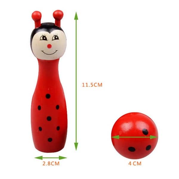 Kids Mini Bowling Set – Animal Theme Bowling Game with Balls & Pins for Indoor & Outdoor Play