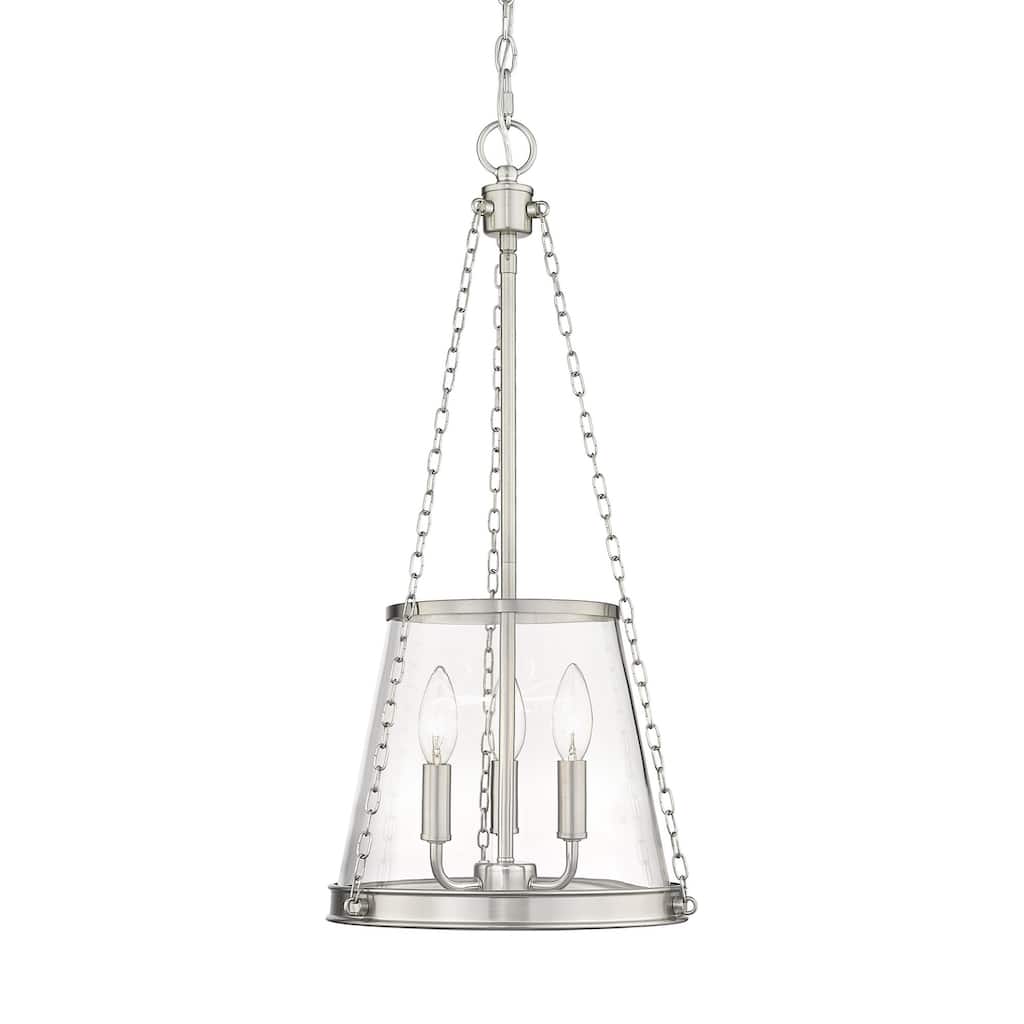 Z-Lite 341P12 Prescott 3 Light 12" Wide Pendant
