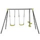 preview thumbnail 5 of 4, Interesting Triple Children Mental Safe Swing Set