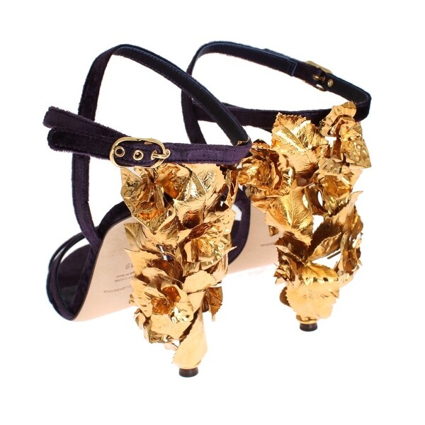 gold leaf shoes