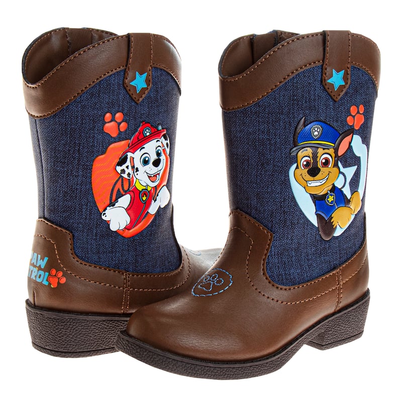 Nickelodeon Paw Patrol Cowboy Boots (Toddler/Little Kids) - 10 - Brown