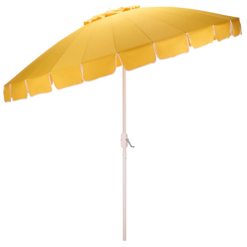 SAFAVIEH Outdoor Living Panza 9ft Crank Umbrella