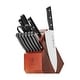 preview thumbnail 1 of 7, HENCKELS Dynamic 12-pc Knife Block Set Acacia