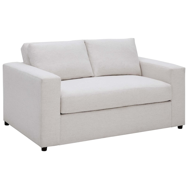 Avendale Linen Blend Loveseat - Made in the USA With Bench Seat Cushion