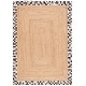 preview thumbnail 4 of 4, SAFAVIEH Handmade Natural Fiber Lili Farmhouse Cowhide Leather & Jute Rug 3' x 5' - Natural/Grey - Rectangle