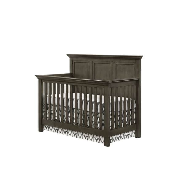 slide 2 of 9, Nursery 60" Wide Convertible Crib, Gray