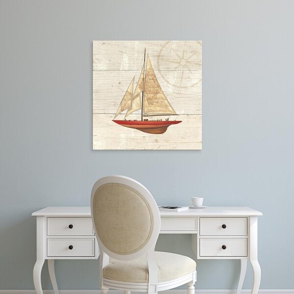 Easy Art Prints James Wiens's 'Nautique II' Premium Canvas Art