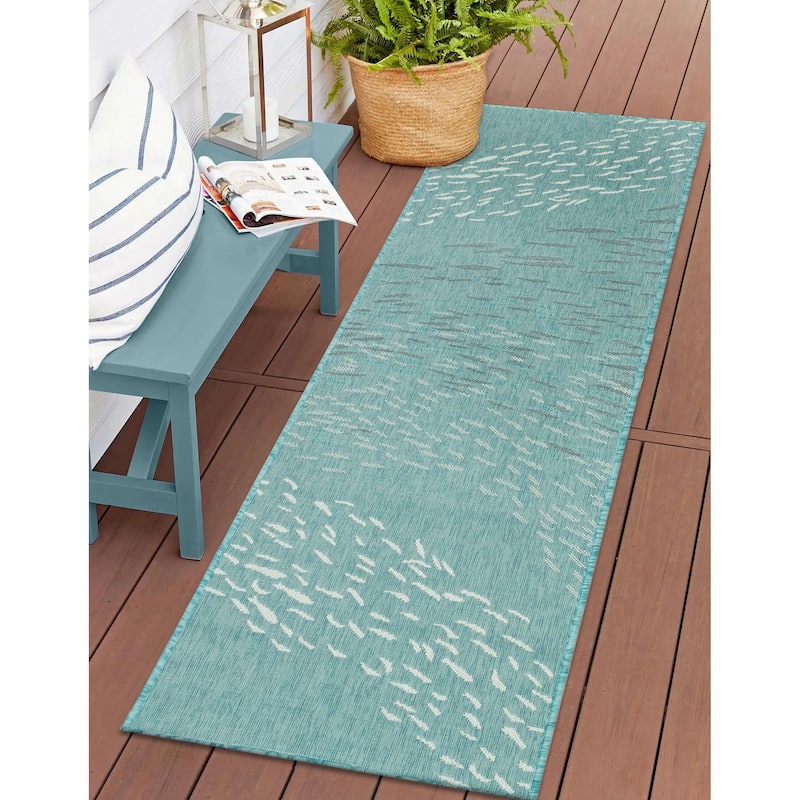 Liora Manne Carmel School Of Fish Indoor/Outdoor Area Rug