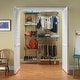 preview thumbnail 20 of 20, ClosetMaid ShelfTrack 60-96 Inch Wide Adjustable Closet Organizer